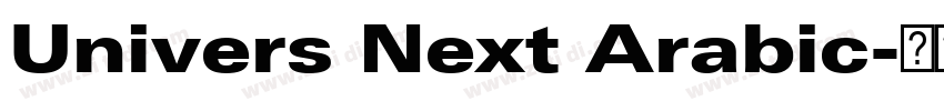 Univers Next Arabic字体转换